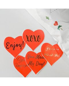 IG Love 2.5" Heart Stickers 