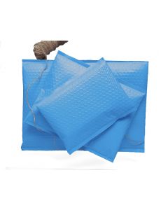 #5 Blue Poly Bubble Mailers: 10.5x16 Bubble Pak Brand