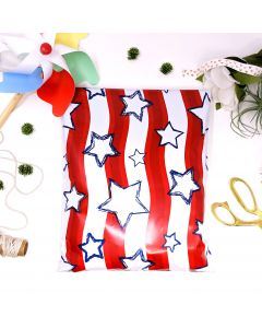 Designer Mailers Stars and Stripes Poly Mailers 10x13