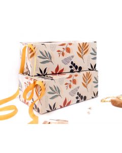 10x6x4 Fall Leaves Designer Boxes