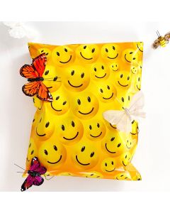 Happy Face #SmileMail Designer Poly Mailers 10x13