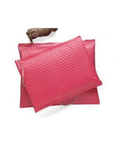 #2 Hot Pink Poly Bubble Mailers: 8.5x12 Bubble Pak Brand