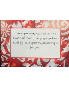 Candy Cane 4x6 Thank You Cards 