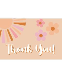 Sunshine 4x6 Thank You Cards 